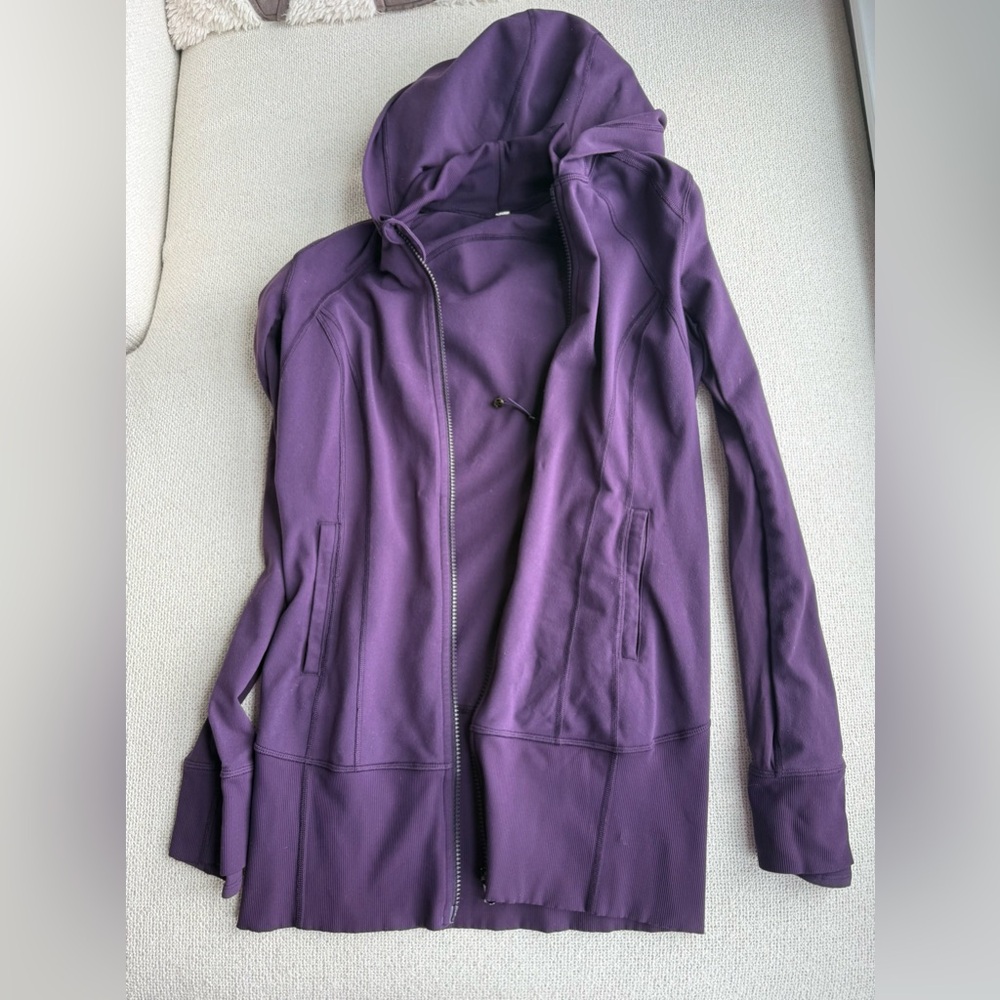 Women's Lululemon Purple Hooded Zip Up